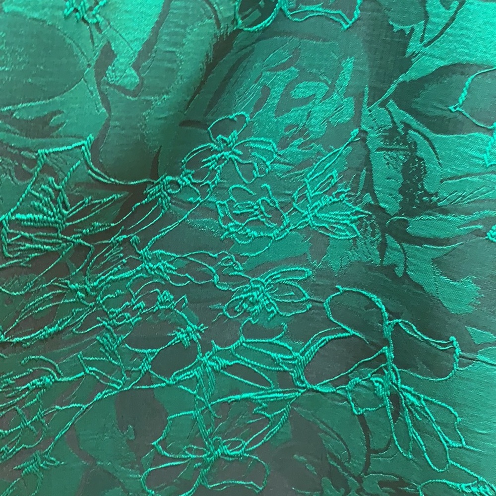 Alice + Olivia Tevin Racerback Fit and Flare Jacquard Cocktail Dress Size 4 - Picture 4 of 7
